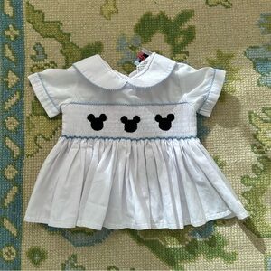 Boy’s Smocked Mickey Mouse Top